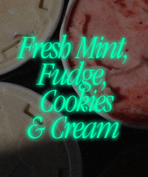 Fresh Mint, Fudge, Cookies & Cream - Gelato Pint